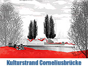Isarlust! Der Kulturstrand an der Corneliusbrücke vom 09.05.-11.08.2013 - vielleicht mit neuem Zugang zur Isar 